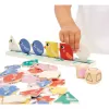 Janod Educational Sorting Game Shape, Color and Size Sorting Birds 2+