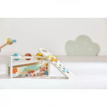 Janod Pure Wooden Xylophone with Ball Track