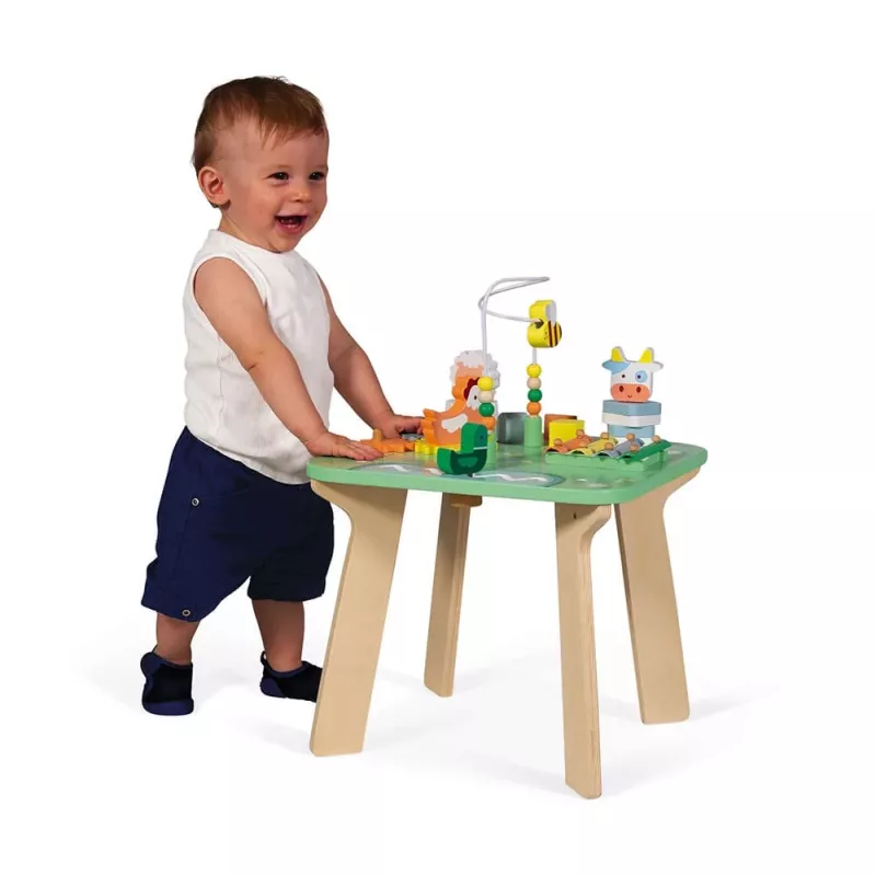 Janod Multifunctional Wooden Educational Activity Table Meadow