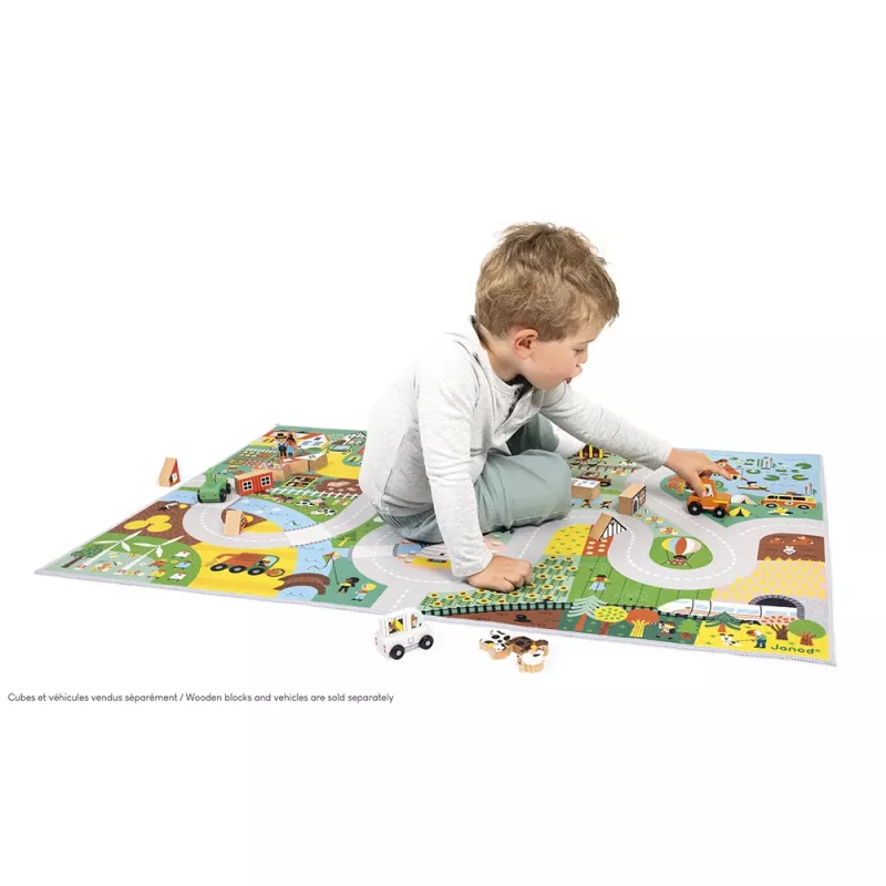 Janod Village Cross Roads Activity Play Mat 2+