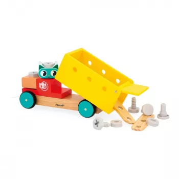 Janod Brico'Kids 2+ Pull-Along Assembly Truck