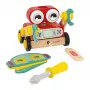 Janod Brico'Kids Wooden Robot Assembly and Pull-Along Toy 2+