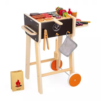 Janod Wooden Barbecue Grill with Accessories