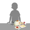 Janod Wooden Breakfast Set with Toaster and 12 Accessories Shiny Grandma 3+