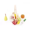 Janod Shiny Grandma Wooden Play Food Set in Net Bag 12 Pieces