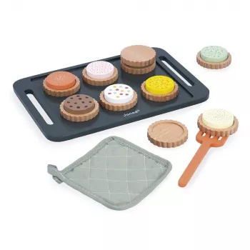 Janod Wooden Cookie Baking Set 21 Pieces Shiny Grandma 3+