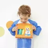 JANOD Finger Paints 5 Colors 400 ml Water-Based Non-Toxic Washable Art Paint for Toddlers 18m+