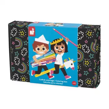 Janod Coloring Box 42 Pieces Art Set for Children 3+