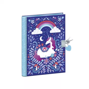 Janod Secret Diary with Lock Unicorn Dreamland 6+