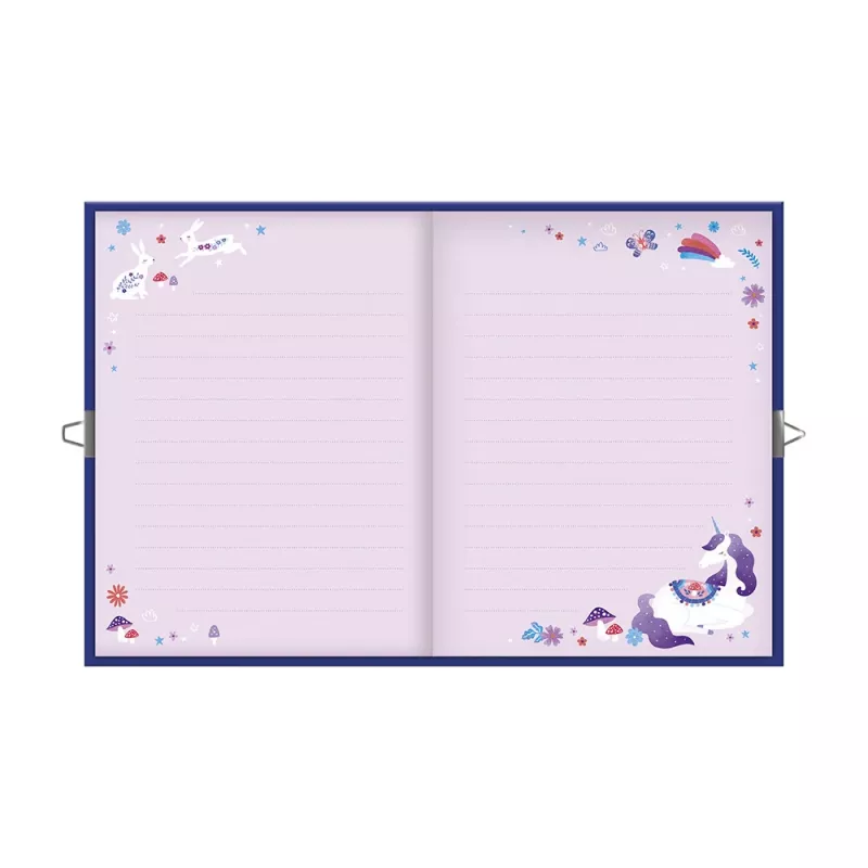Janod Secret Diary with Lock Unicorn Dreamland 6+