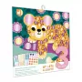 Janod My Arts & Crafts 3+ Creative Sticker Art Kit su metalizuotais apvaliais lipdukais
