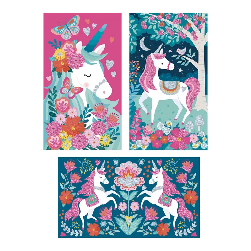 Janod Glitter Unicorns Creative Kit 6+