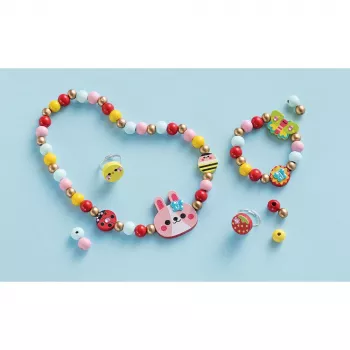 Janod Flower Garden Jewelry Making Kit - Kūrybinis rinkinys vaikams