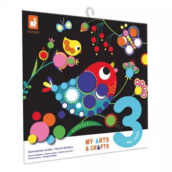 Janod My Arts & Crafts Round Stickers Creative Multi Set