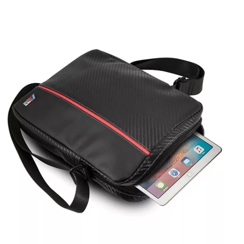 BMW Tablet Sleeve 8 inch Carbon Red Stripe Black