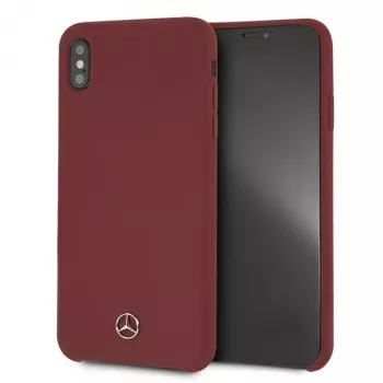 Mercedes-Benz MEHCI65SILRE Silicone Hard Case, skirta Apple iPhone Xs Max, raudona