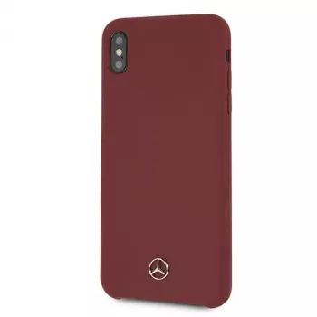 Mercedes-Benz MEHCI65SILRE Silicone Hard Case, skirta Apple iPhone Xs Max, raudona