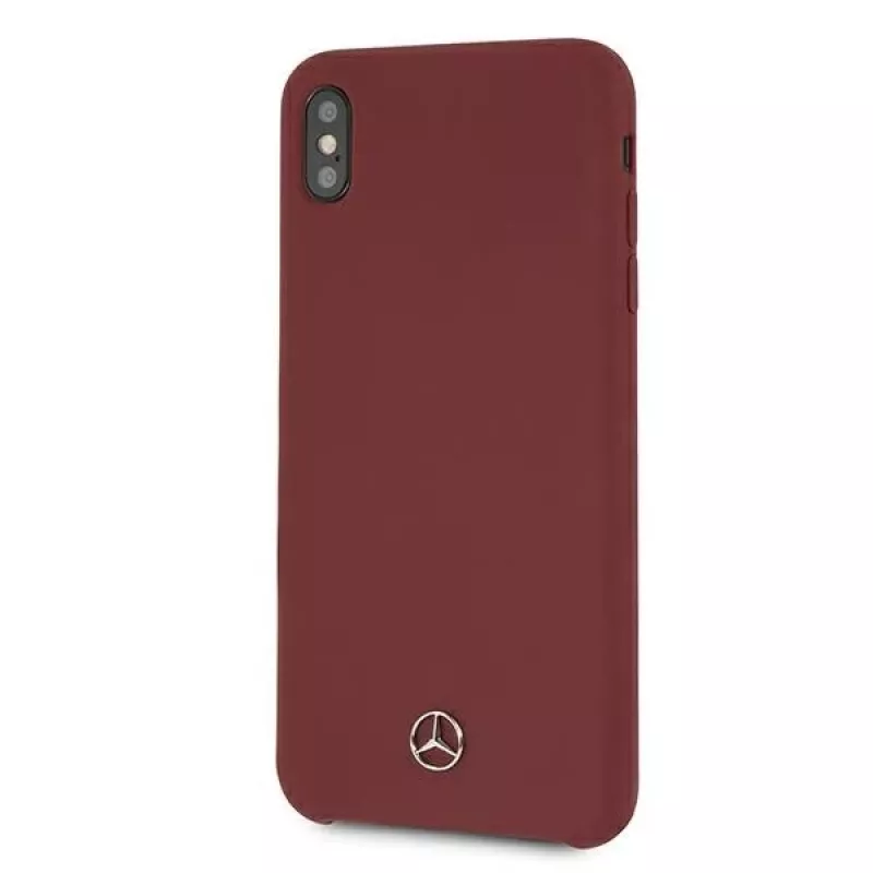 Mercedes-Benz MEHCI65SILRE Silicone Hard Case, skirta Apple iPhone Xs Max, raudona