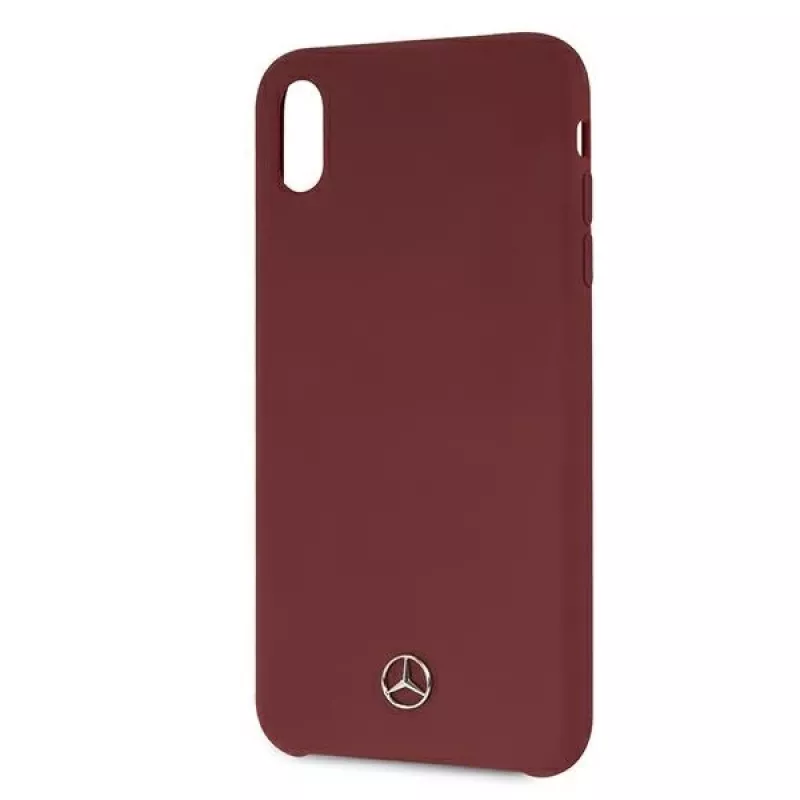 Mercedes-Benz MEHCI65SILRE Silicone Hard Case, skirta Apple iPhone Xs Max, raudona