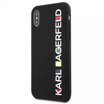 Karl Lagerfeld KLHCPXBHWHBK iPhone X/XS Hardcase Black Glossy Bauhaus