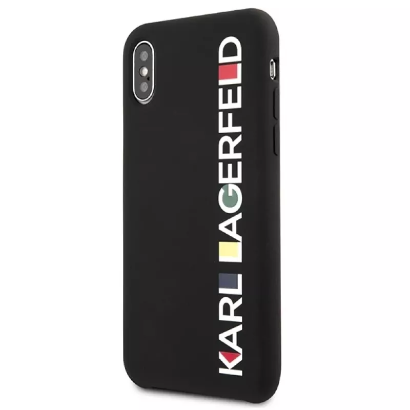 Karl Lagerfeld KLHCPXBHWHBK iPhone X/XS Hardcase Black Glossy Bauhaus