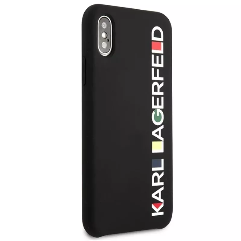 Karl Lagerfeld KLHCPXBHWHBK iPhone X/XS Hardcase Black Glossy Bauhaus