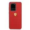 Ferrari Hardcase FESSIHCS69RE Silicio Dangtelis Samsung Galaxy S20 Ultra - Raudona