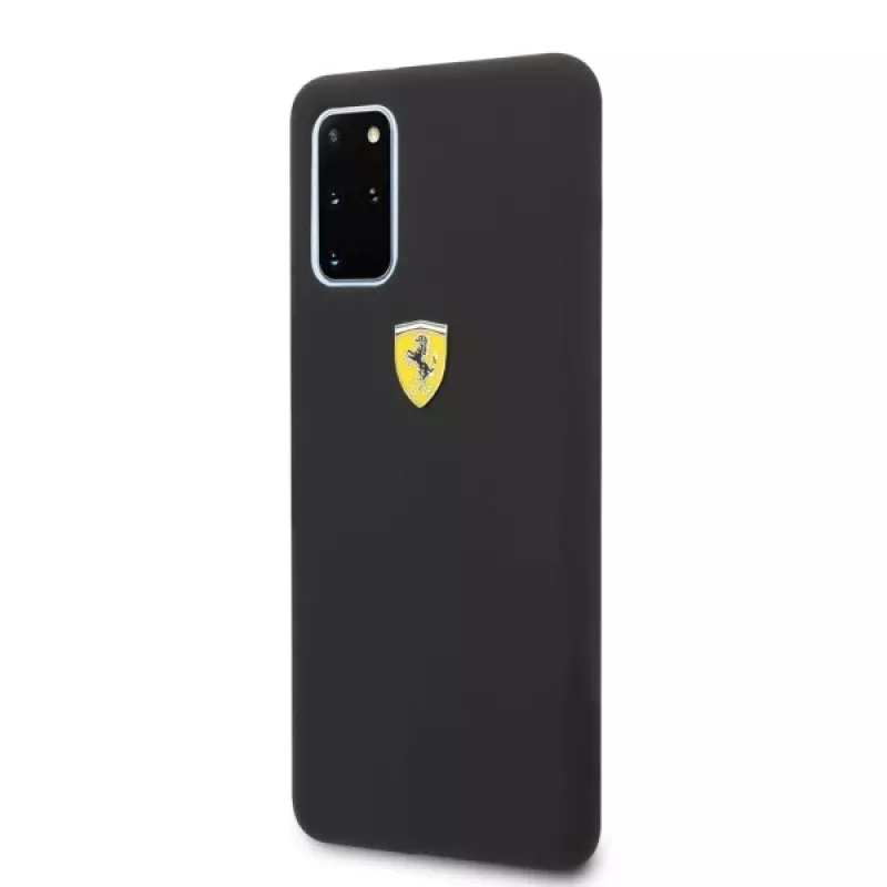 Ferrari Hardcase FESSIHCS67BK Silicio Dangtelis Samsung Galaxy S20+ (G985) - Juodas