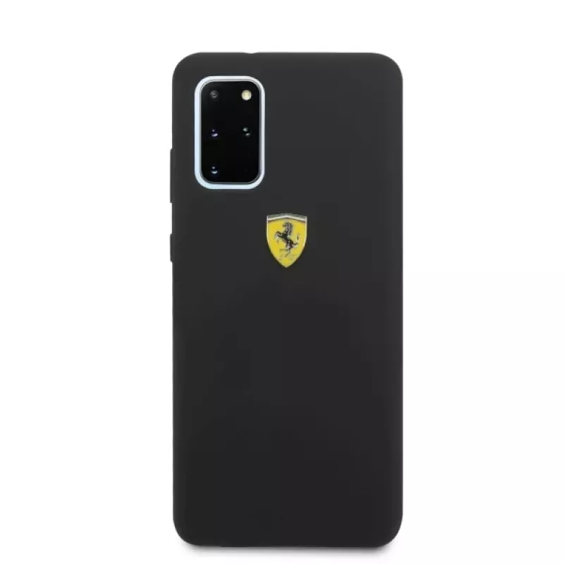 Ferrari Hardcase FESSIHCS67BK Silicio Dangtelis Samsung Galaxy S20+ (G985) - Juodas
