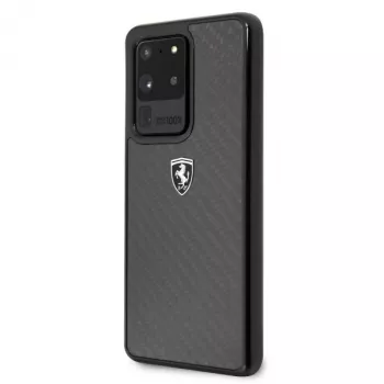 Ferrari Hardcase FEHCAHCS69BK, skirta Samsung Galaxy S20 Ultra, juoda Carbon Heritage