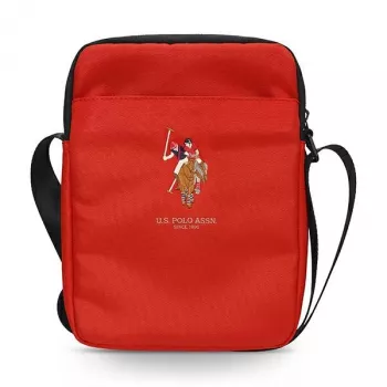 U.S. POLO ASSN. Florence Collection Tablet Bag 10 inch Red