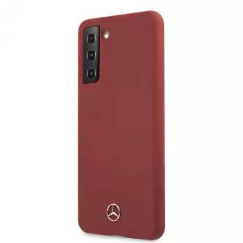 Mercedes-Benz Silicone Line Hard Case for Samsung Galaxy S21 (SM-G991) - Red