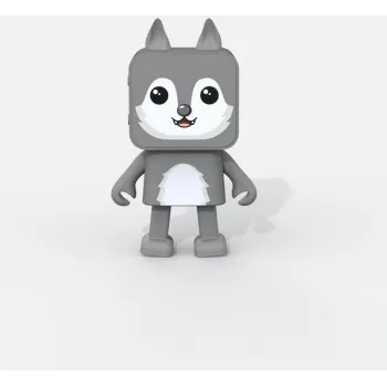 Mobility On Board Dancing Speaker Wolf Light Grey