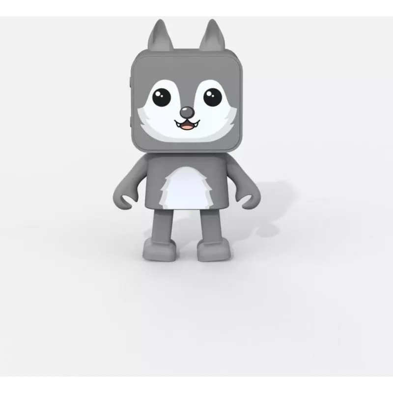 Mobility On Board Dancing Speaker Wolf Light Grey
