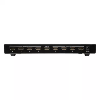Eaton Tripp Lite B118-008-UHD HDMI jungiklis – 8 įėjimai, 1 išėjimas, 4K UHD, HDR, juodas
