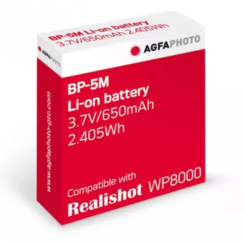 AGFAPHOTO BP-5M atsarginė vaizdo kameros baterija 1100 mAh 7,2 V Li-Ion, skirta Sony NP-FP50, NP-FP70, NP-FP90, NP-FH50, NP-FH70, NP-FH100