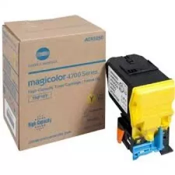 Konica Minolta TNP-18Y Yellow Toner Cartridge (A0X5250) for magicolor 4750DN/4750EN