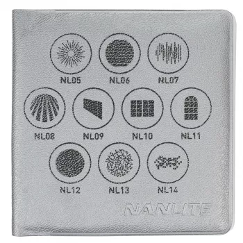 Nanlite Gobo Set 1 – 10 metalinių gobo rinkinys, skirtas Forza 60/60B
