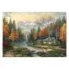 Schmidt Thomas Kinkade Studios Autumn Evening at the Lake 1000 vnt. Dėlionė