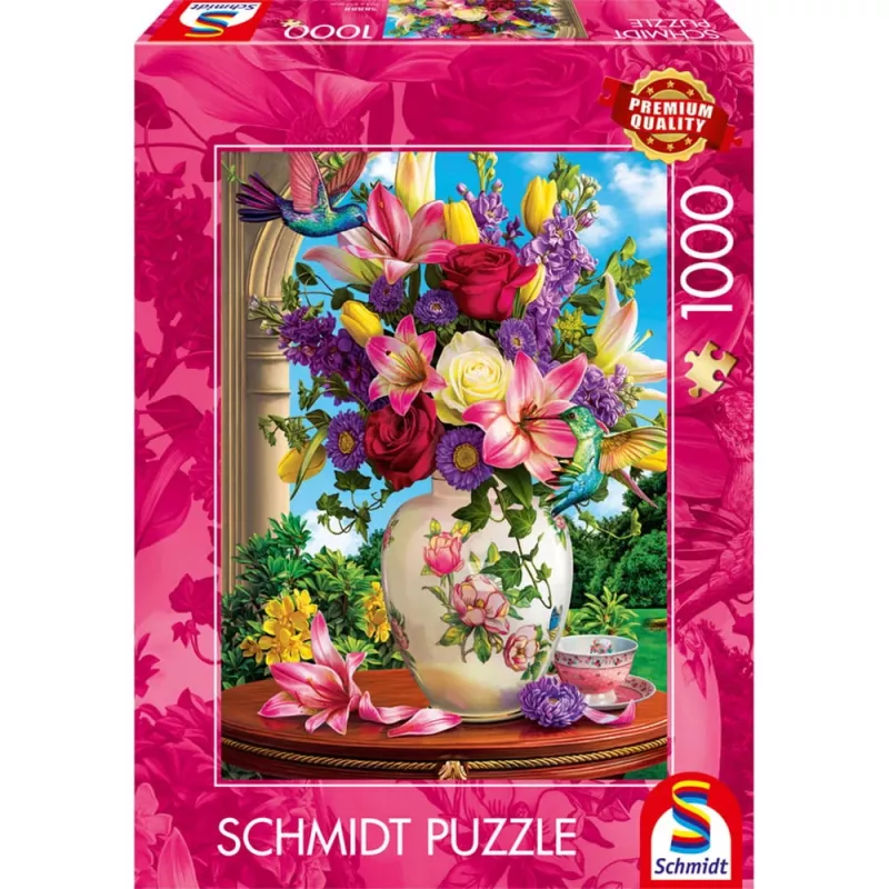SCHMIDT SPIELE Blumenbouquet (1000 dalių) dėlionė
