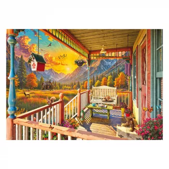 SCHMIDT SPIELE Bergland-Veranda (1000 dalių) dėlionė