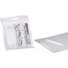 LAUREL Easy Clip segimo juostelės, baltos, trumpos, 100 vnt.