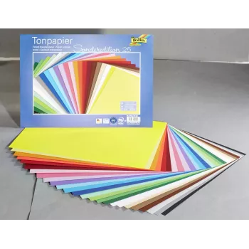 Folia Construction Paper Assorted Colors 130 g/m² - 130 gsm