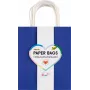 Folia 7 Paper Carrier Bags BASIC M Blue Light Blue Pink Red Yellow White Mint 18.0