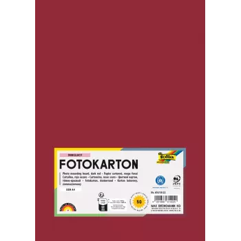 Folia 614/50 22 - Raudonas - Vienspalvis - A4 (210 x 297 mm) - 300 g/m² - 50 lapų - Vokietija
