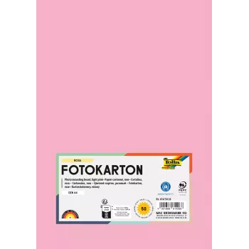 Folia 614/50 26 Rose - Plain - A4 (210 x 297 mm) - 300 g/m² - 50 Sheets - Germany
