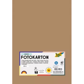 Folia 614/50 75 Brown-Red Monochromatinis A4 300 g/m² Kartonas (50 lapų) | Kur.lt