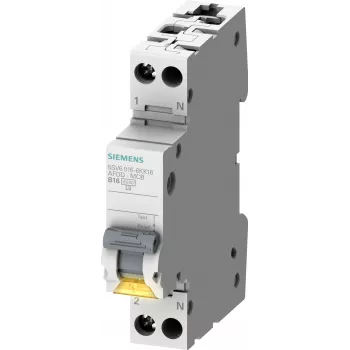 Siemens 5SV6016-7KK16 Lanko gedimų aptikimo įtaisas (AFDD) su automatiniu jungikliu C16 2-polių 230V 1TE