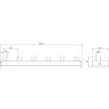 SIEMENS 5ST3675-0 Šukinis strypas 10mm² 3p/N 6xAFD+6xKomp. 12TE