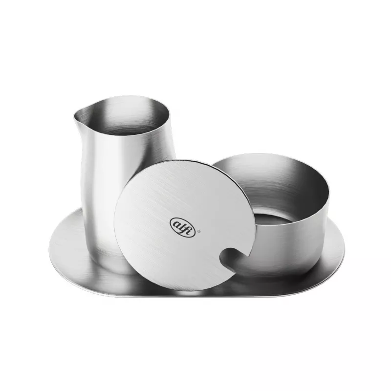 ALFI Milk and Sugar Set Silver
